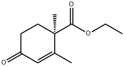 2-Cyclohexene-1-carboxylic acid, 1,2-dimethyl-4-oxo-, ethyl ester, (1R)-,340161-66-2,结构式