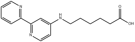 Hexanoic acid, 6-([2,2'-bipyridin]-4-ylamino)-,340721-89-3,结构式
