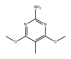 2-Pyrimidinamine, 4,6-dimethoxy-5-methyl- 化学構造式