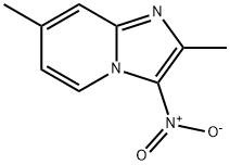 Imidazo[1,2-a]pyridine, 2,7-dimethyl-3-nitro- Structure