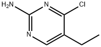 2-Pyrimidinamine, 4-chloro-5-ethyl- 化学構造式