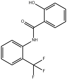 Benzamide, 2-hydroxy-N-[2-(trifluoromethyl)phenyl]- Struktur