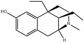 (2S,11S)-6,11-Diethyl-1,2,3,4,5,6-hexahydro-3-methyl-2β,6β-methano-3-benzazocin-8-ol,34254-87-0,结构式