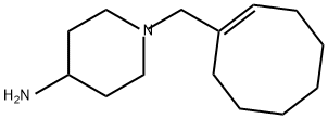 4-Piperidinamine, 1-(1-cycloocten-1-ylmethyl)- 结构式