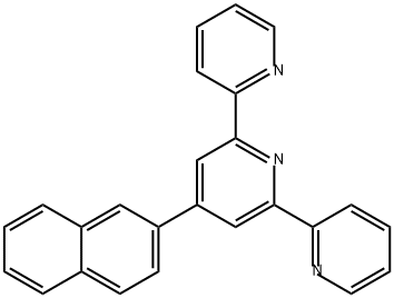 2,2':6',2''-Terpyridine, 4'-(2-naphthalenyl)- (9CI) Struktur