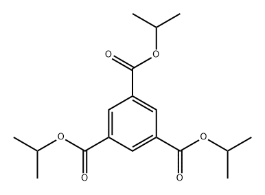 1,3,5-Benzenetricarboxylic acid, 1,3,5-tris(1-methylethyl) ester 化学構造式