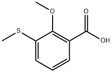 Benzoic acid, 2-methoxy-3-(methylthio)-,343331-66-8,结构式