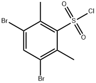 Benzenesulfonyl chloride, 3,5-dibromo-2,6-dimethyl- Structure