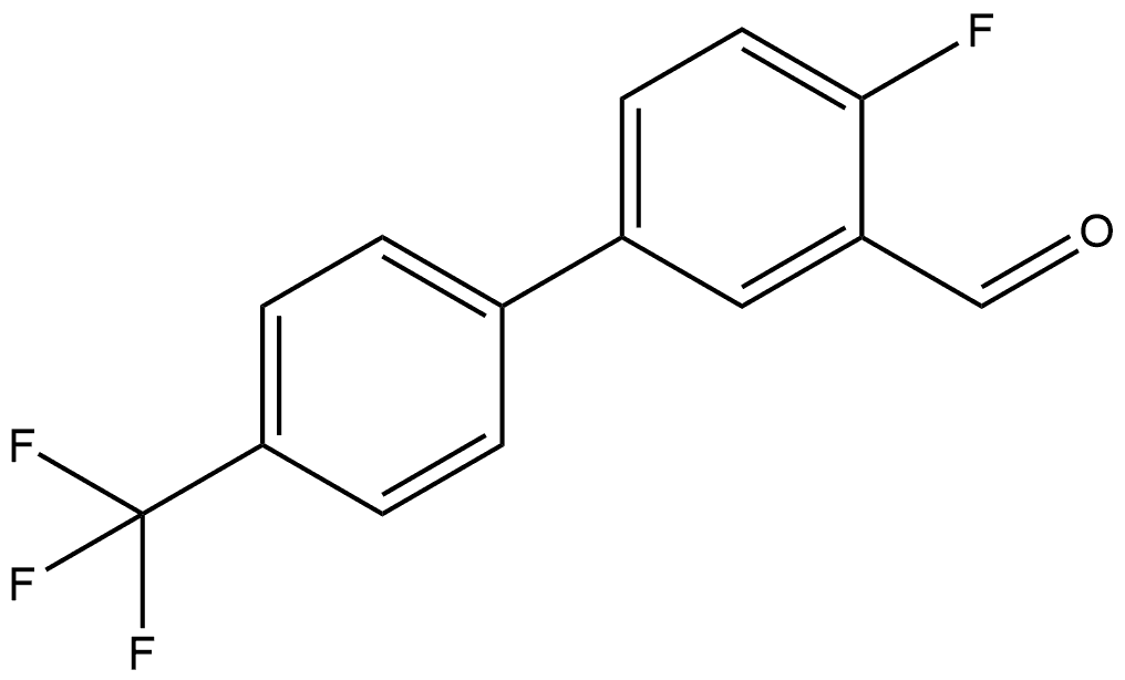 4-Fluoro-4'-(trifluoromethyl)[1,1'-biphenyl]-3-carboxaldehyde Structure