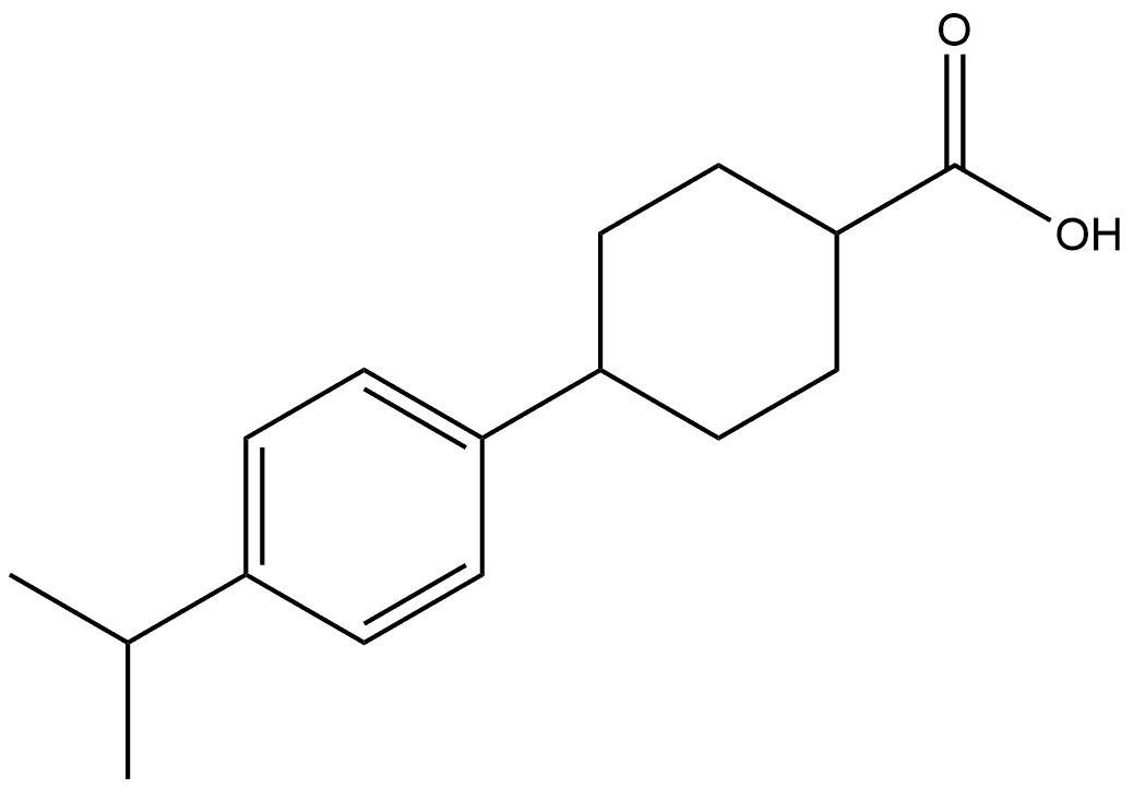 4-[4-(1-Methylethyl)phenyl]cyclohexanecarboxylic acid|