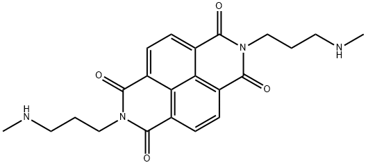 N,N'-bis(3-methylaminopropyl)naphthalene-1,4,5,8-tetracarboxylic acid diimide Structure