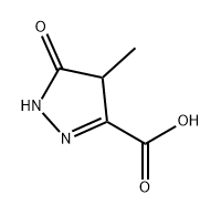 1H-Pyrazole-3-carboxylic acid, 4,5-dihydro-4-methyl-5-oxo-|4-甲基-5-氧代-4,5-二氢-1H-吡唑-3-羧酸