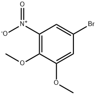 Benzene, 5-bromo-1,2-dimethoxy-3-nitro- Structure