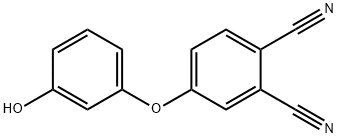 4-(3-羟基苯氧基)-1,2-苯二腈,343982-47-8,结构式