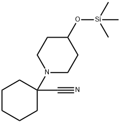 Cyclohexanecarbonitrile, 1-[4-[(trimethylsilyl)oxy]-1-piperidinyl]-