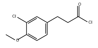 Benzenepropanoyl chloride, 3-chloro-4-methoxy-