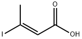 (E)-3-碘-2-丁烯酸, 34450-59-4, 结构式