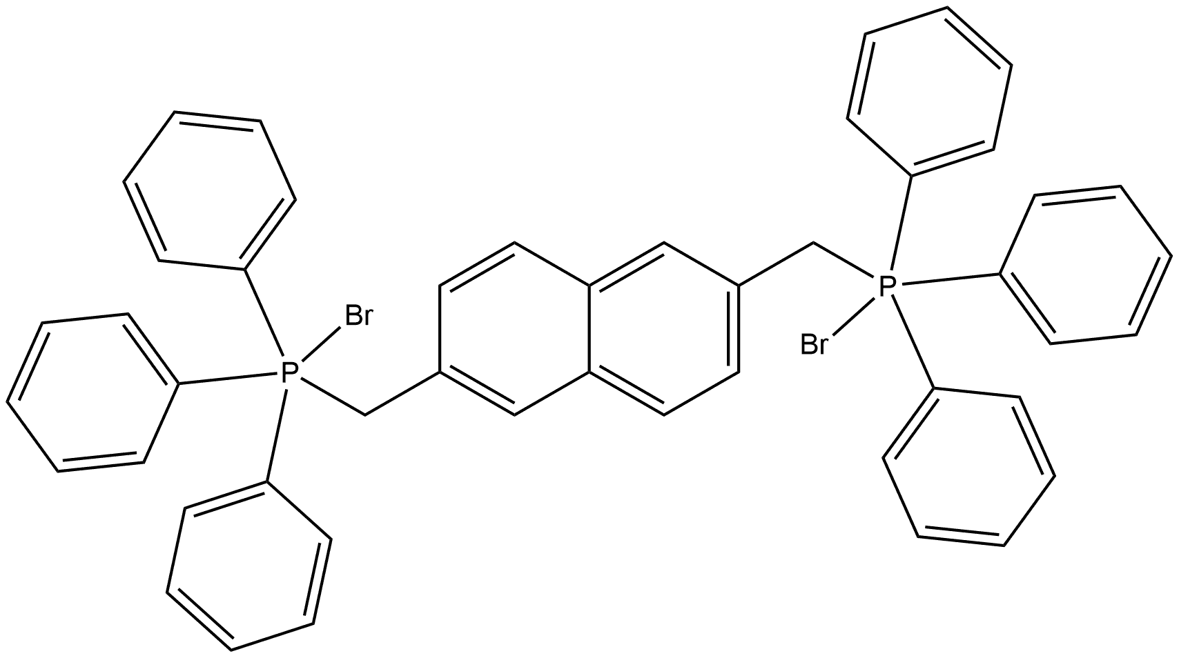 (Naphthalene-2,6-diylbis(methylene))bis(triphenylphosphonium) bromide,344762-76-1,结构式