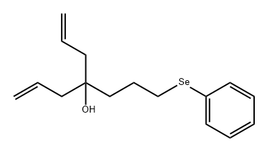 1,6-Heptadien-4-ol, 4-[3-(phenylseleno)propyl]-
