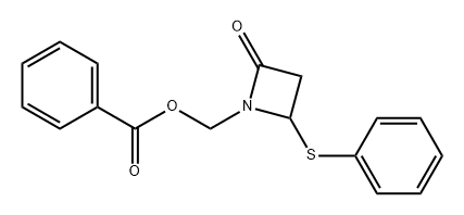 2-Azetidinone, 1-[(benzoyloxy)methyl]-4-(phenylthio)-