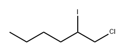 Hexane, 1-chloro-2-iodo- Structure