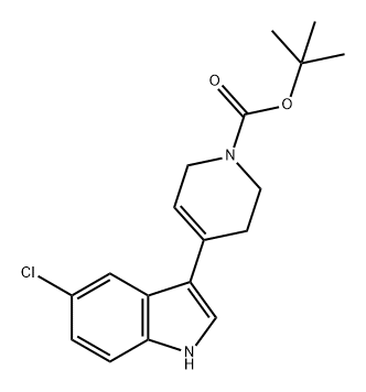 1(2H)-Pyridinecarboxylic acid, 4-(5-chloro-1H-indol-3-yl)-3,6-dihydro-, 1,1-dimethylethyl ester