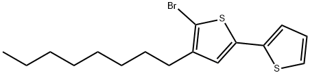 2,2'-Bithiophene, 5-bromo-4-octyl- 结构式