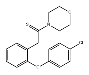 Ethanethione, 2-[2-(4-chlorophenoxy)phenyl]-1-(4-morpholinyl)-