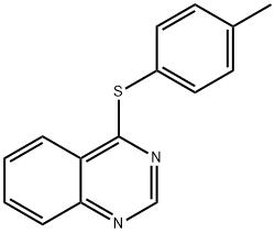 4-(p-Tolylthio)quinazoline Struktur