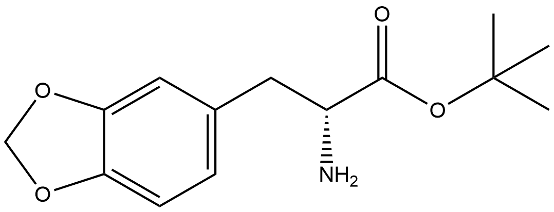 1,3-Benzodioxole-5-propanoic acid, α-amino-, 1,1-dimethylethyl ester, (αR)-