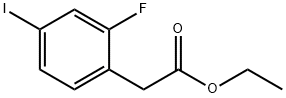 Benzeneacetic acid, 2-fluoro-4-iodo-, ethyl ester,345963-97-5,结构式