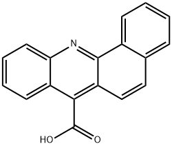 Benz[c]acridine-7-carboxylic acid 结构式