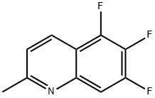 5,6,7-三氟-2-甲基喹啉 结构式