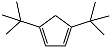 1,3-di-(tert-Butyl)-cyclopentadiene Structure