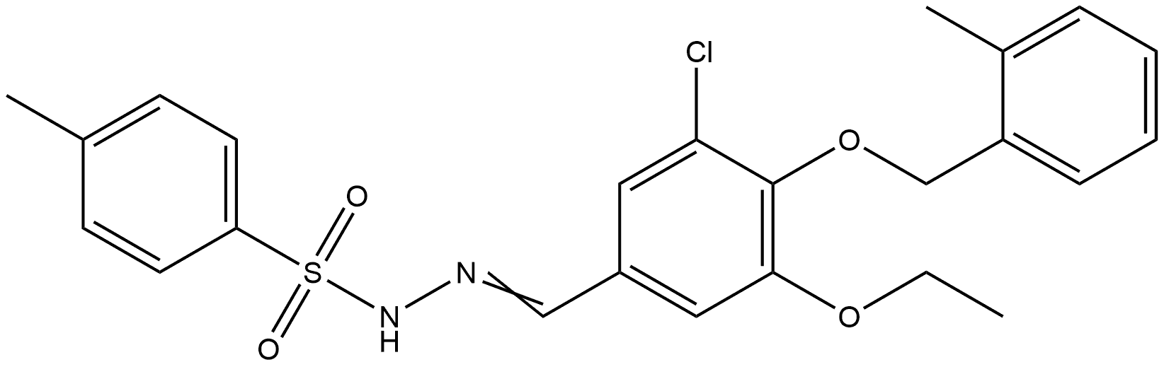 4-Methylbenzenesulfonic acid 2-[[3-chloro-5-ethoxy-4-[(2-methylphenyl)methoxy... Structure