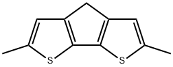 4H-Cyclopenta[2,1-b:3,4-b']dithiophene, 2,6-dimethyl- Struktur