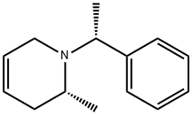 Pyridine, 1,2,3,6-tetrahydro-2-methyl-1-[(1R)-1-phenylethyl]-, (2R)-,348608-13-9,结构式