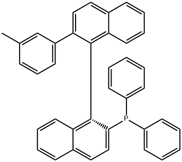 diphenyl(2'-(m-tolyl)-[1,1'-binaphthalen]-2-yl)phosphane,348617-12-9,结构式