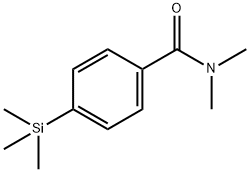 N,N-Dimethyl-4-(trimethylsilyl)benzamide 化学構造式