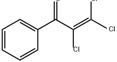 2-Propen-1-one, 2,3,3-trichloro-1-phenyl- 化学構造式