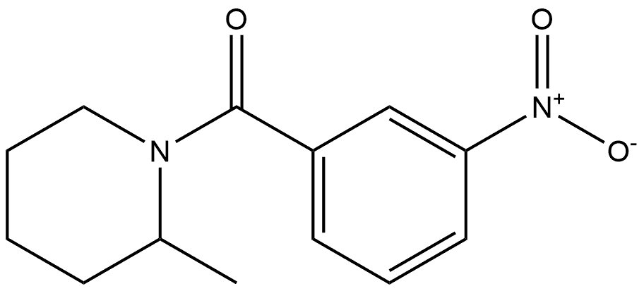 (2-methylpiperidin-1-yl)(3-nitrophenyl)methanone Structure