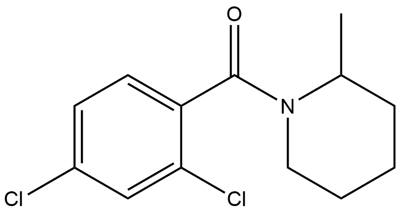 (2,4-Dichlorophenyl)(2-methyl-1-piperidinyl)methanone Structure