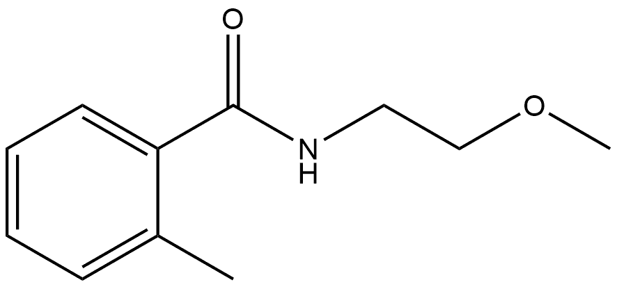 N-(2-Methoxyethyl)-2-methylbenzamide Struktur