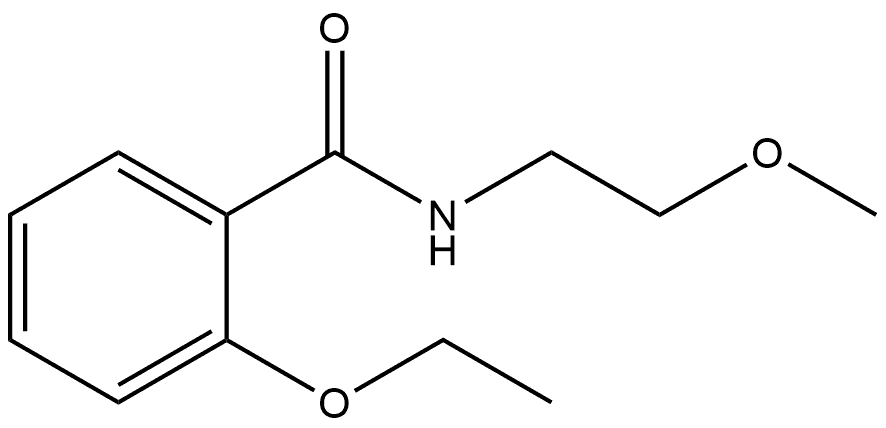 2-Ethoxy-N-(2-methoxyethyl)benzamide Structure