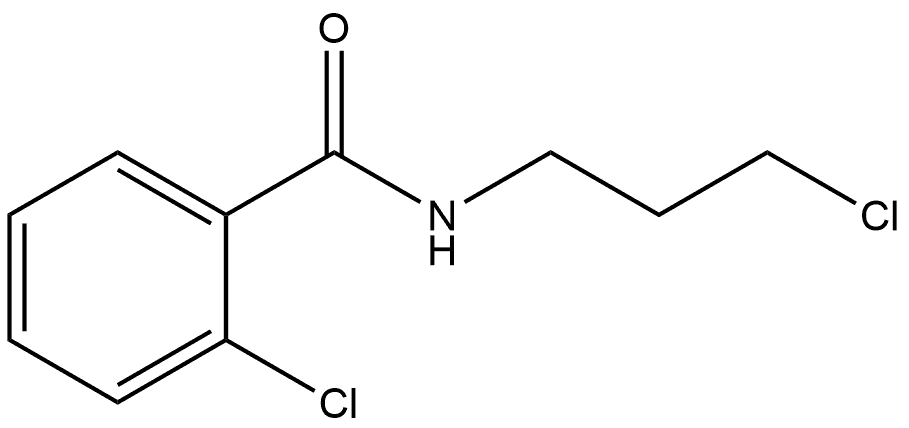 2-Chloro-N-(3-chloropropyl)benzamide Structure