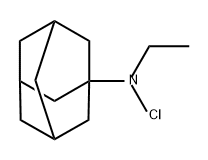 Tricyclo[3.3.1.13,7]decan-1-amine, N-chloro-N-ethyl- Structure
