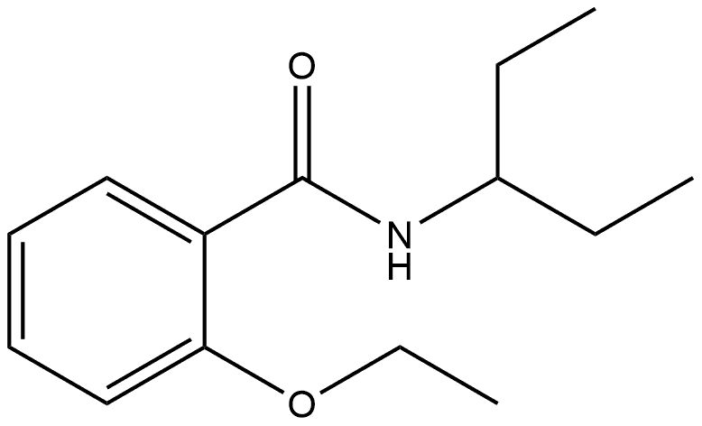 2-Ethoxy-N-(1-ethylpropyl)benzamide 结构式