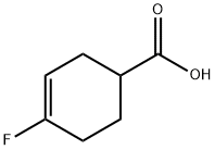 3-Cyclohexene-1-carboxylic acid, 4-fluoro- Struktur