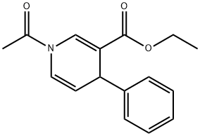 3-Pyridinecarboxylic acid, 1-acetyl-1,4-dihydro-4-phenyl-, ethyl ester