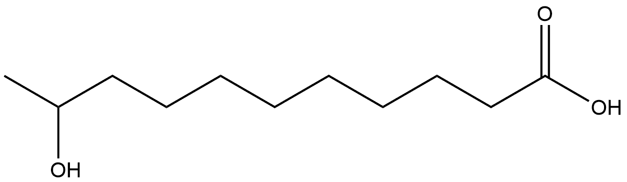 Undecanoic acid, 10-hydroxy-, (-)-